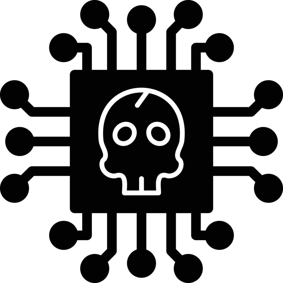 Attack Glyph Icon vector