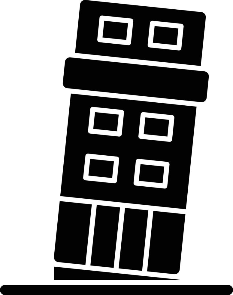 Tower Glyph Icon vector