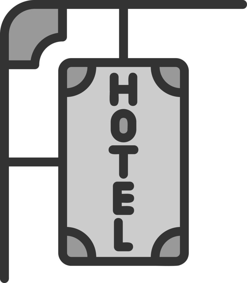 diseño de icono de vector de signo de hotel