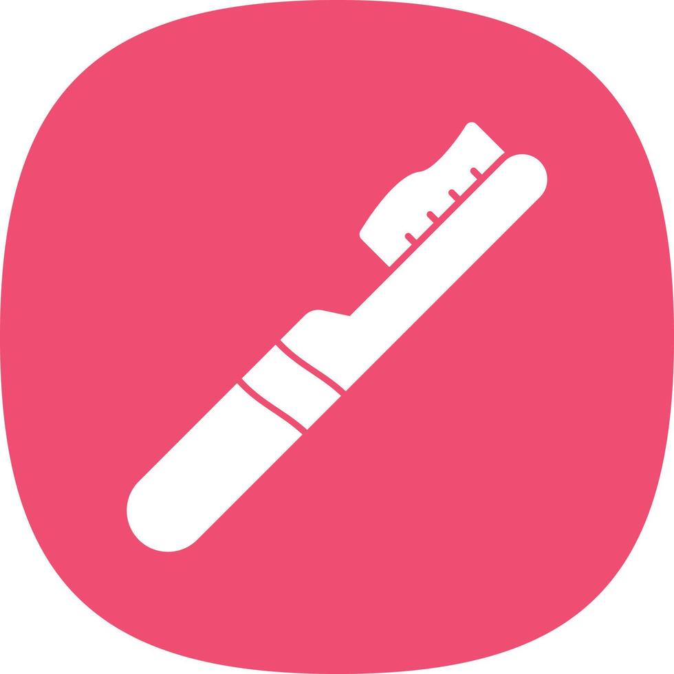 Toothbrush Vector Icon Design