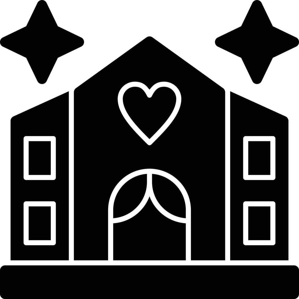 Hall Glyph Icon vector