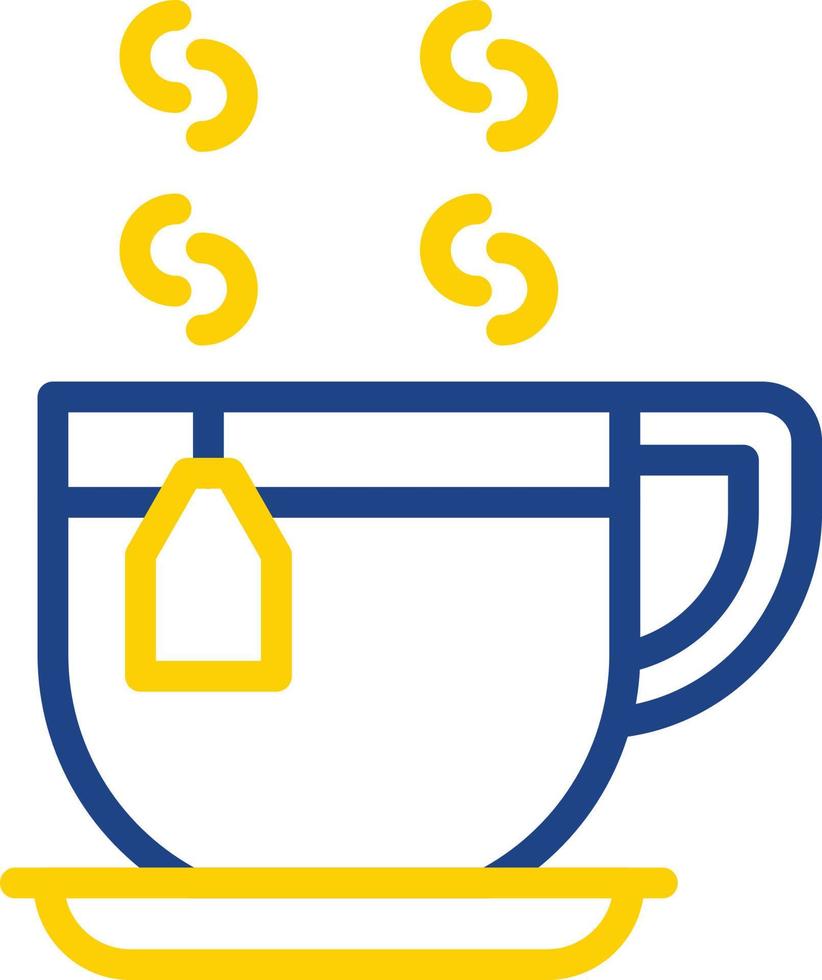 Tea Mug Vector Icon Design