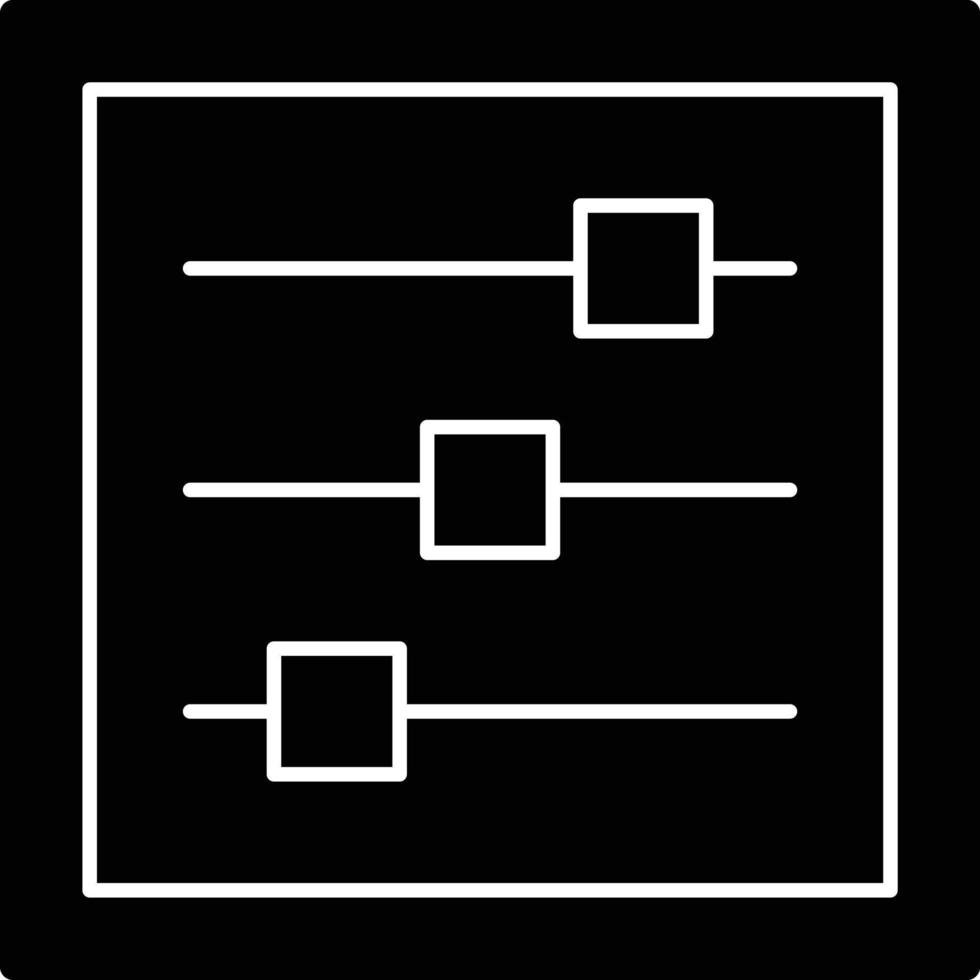 Adjust Glyph Icon vector