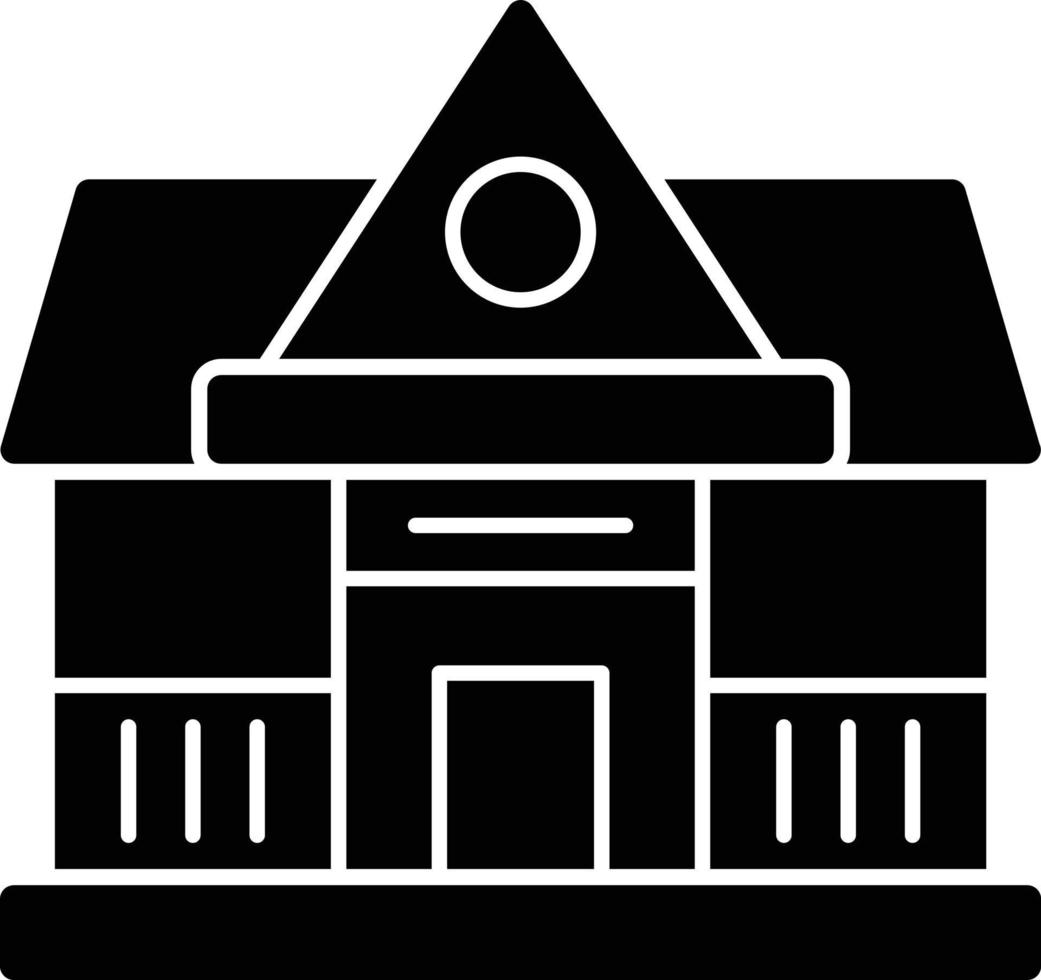 Residential Glyph Icon vector