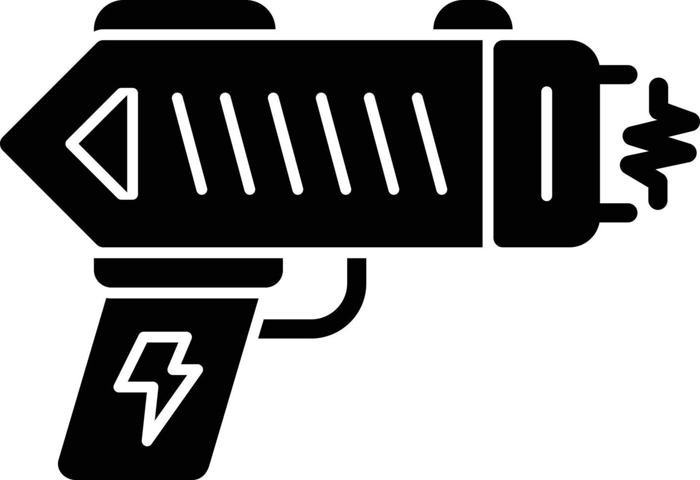 Stun Gun Glyph Icon vector