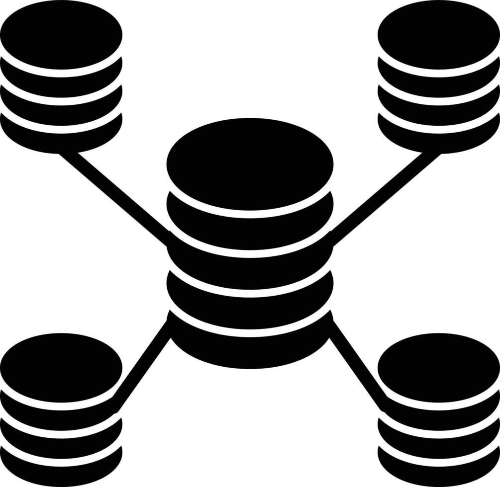 Database Glyph Icon 14758553 Vector Art at Vecteezy