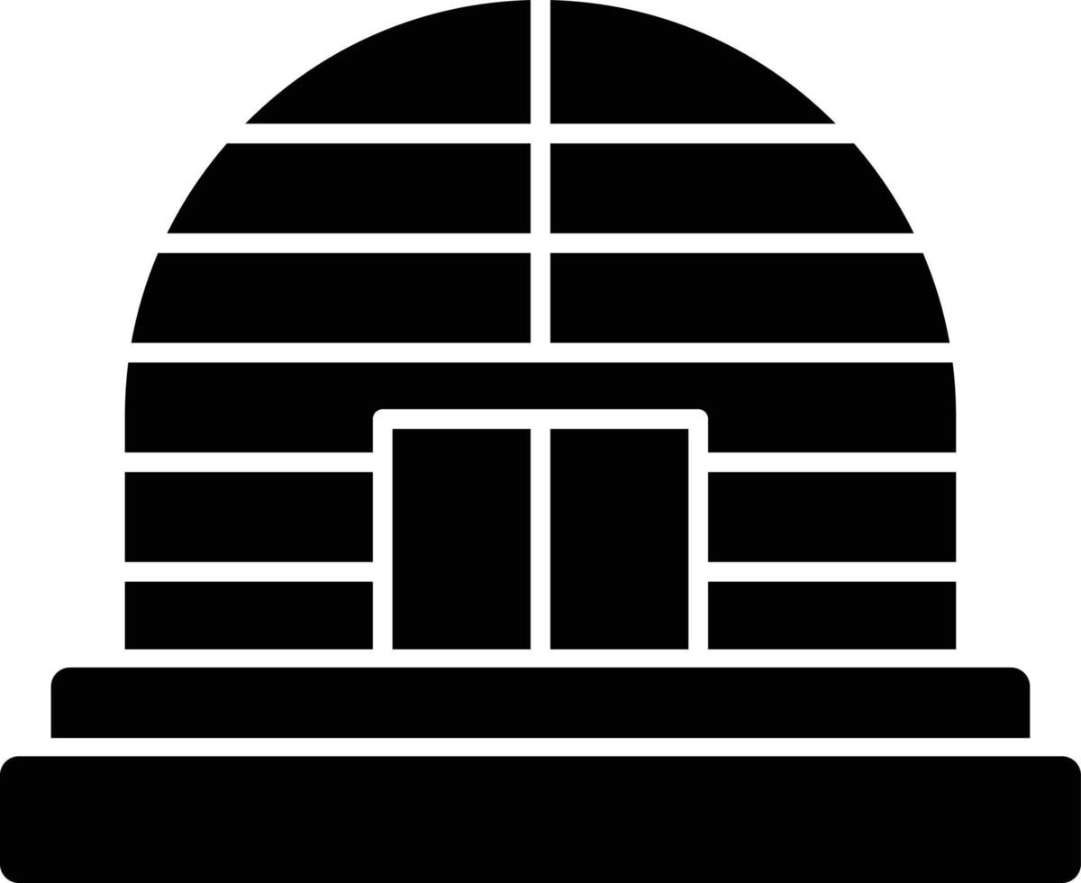 Dome Glyph Icon vector