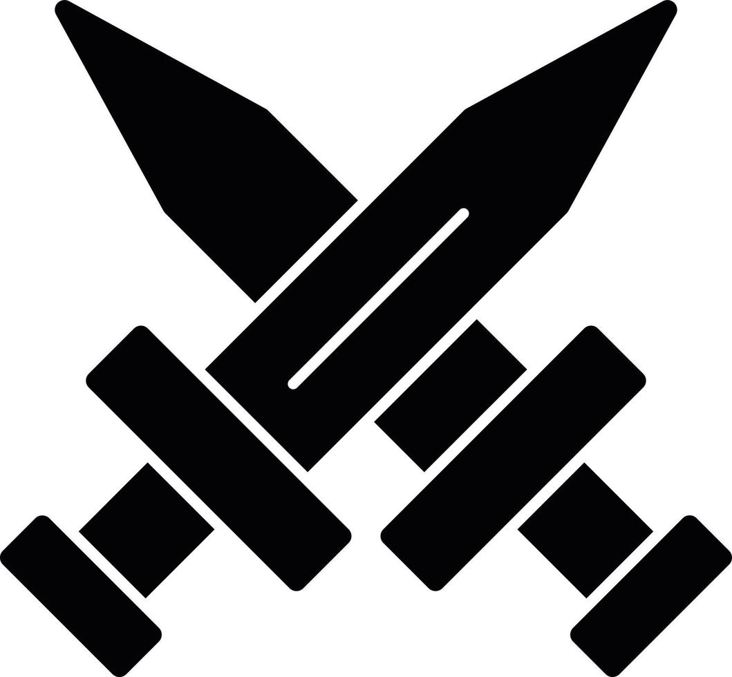 War Glyph Icon vector