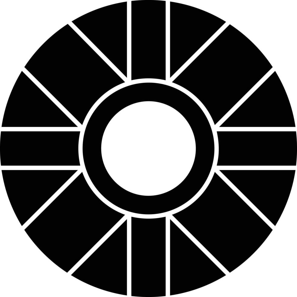 Lifeguard Glyph Icon vector