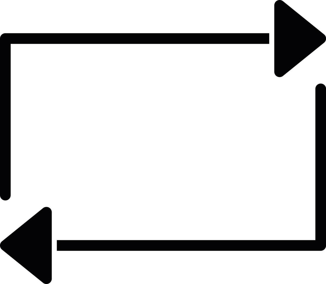 Loop Glyph Icon vector