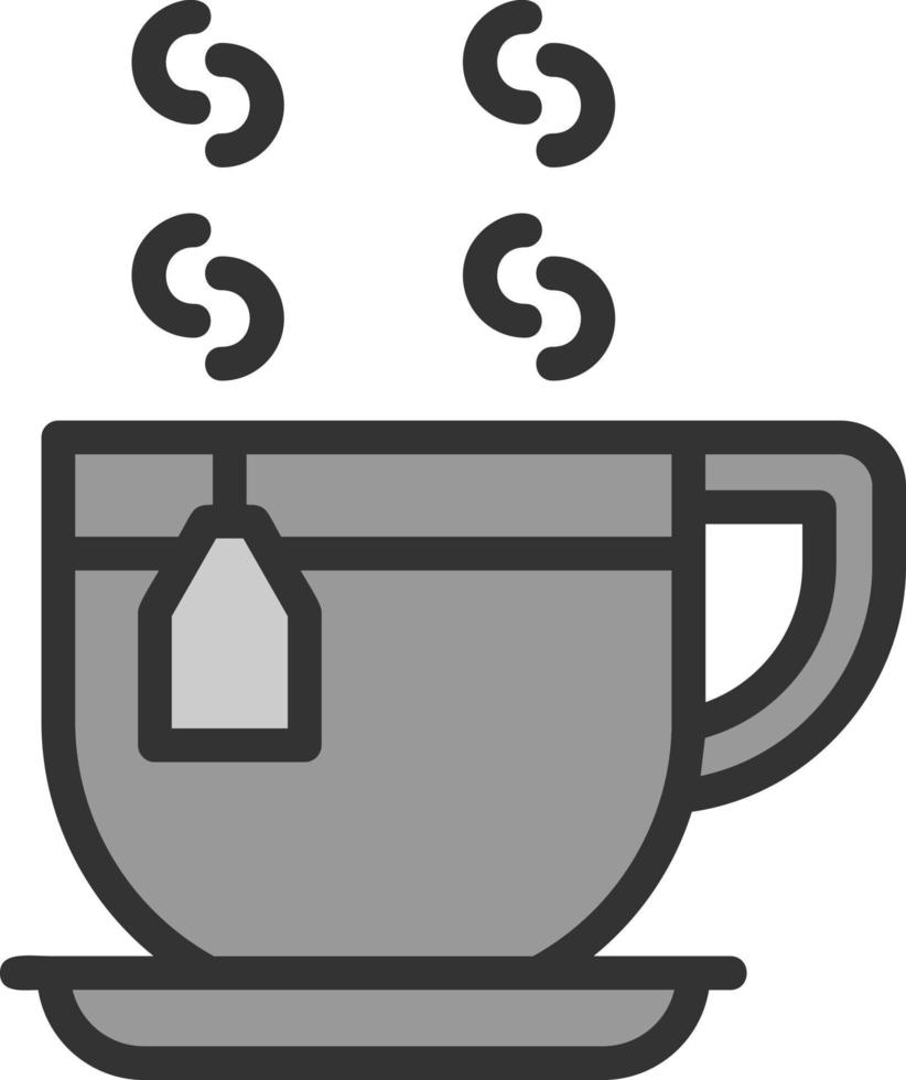 Tea Mug Vector Icon Design