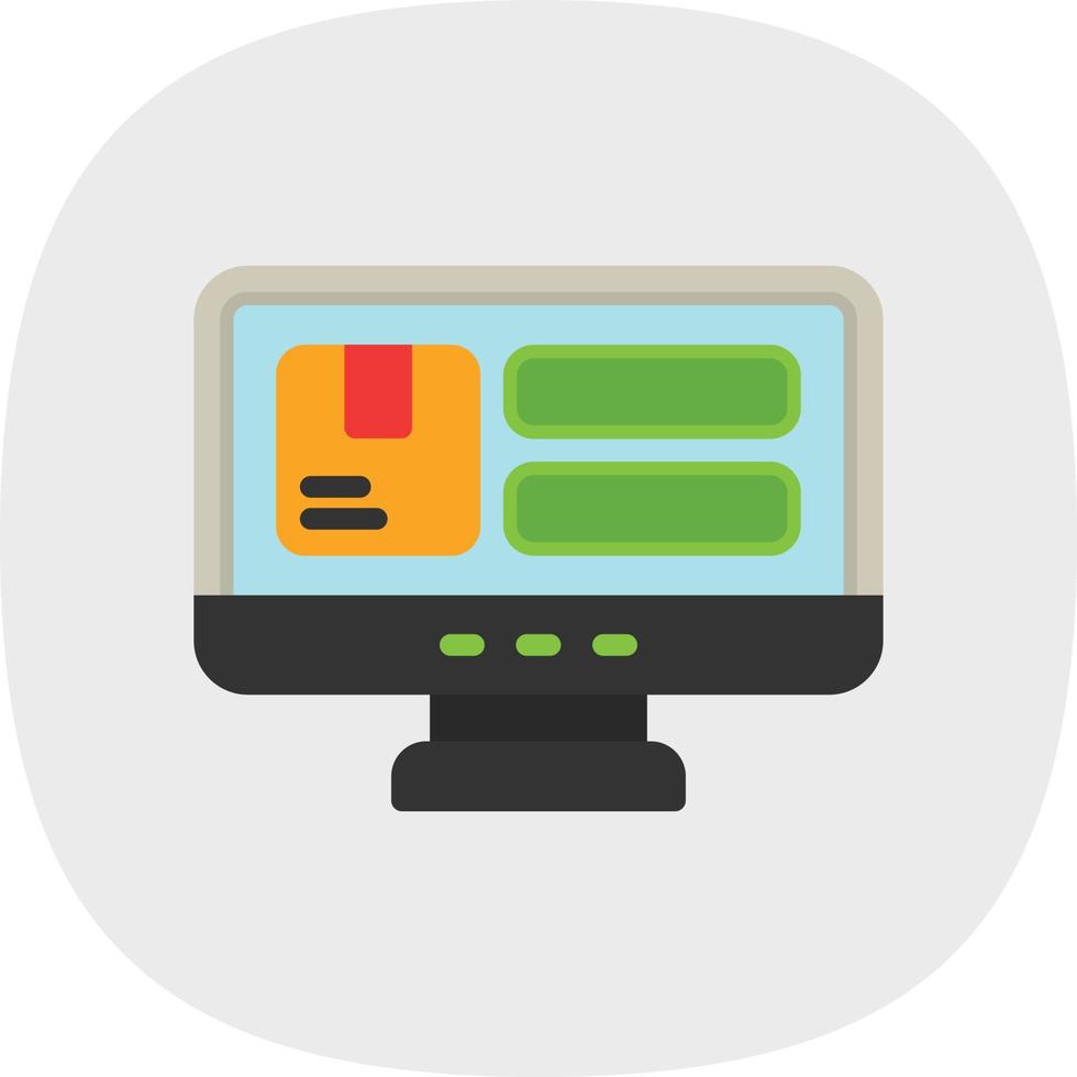 Online Booking Vector Icon Design