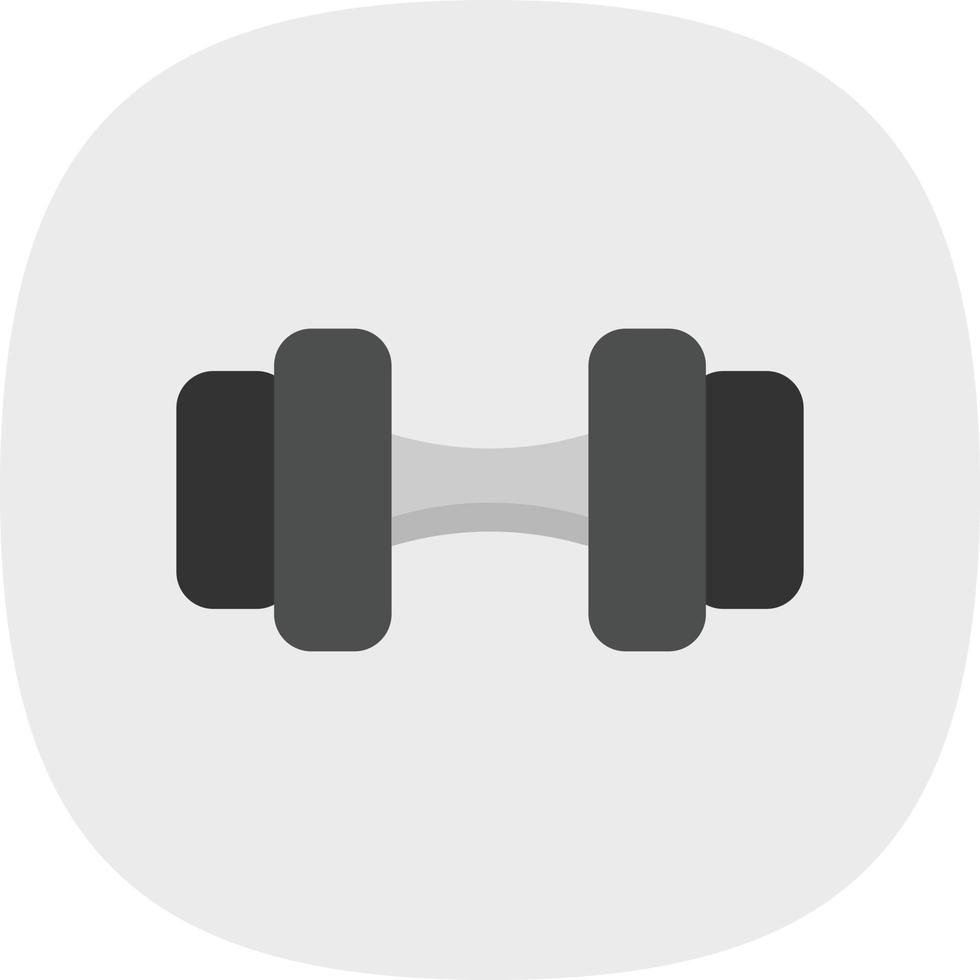 Dumbbell Vector Icon Design