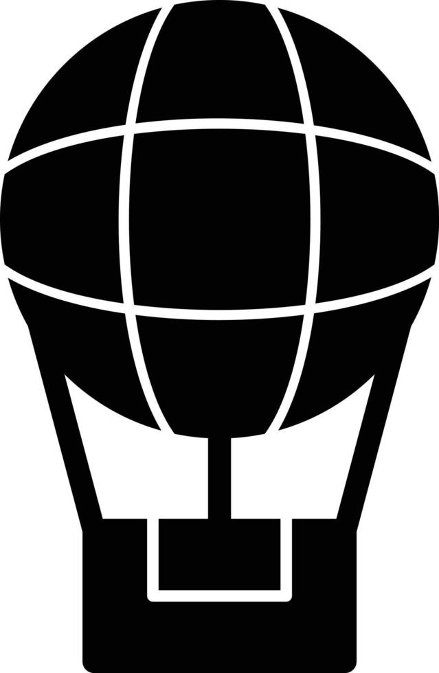 Air Balloon Glyph Icon vector