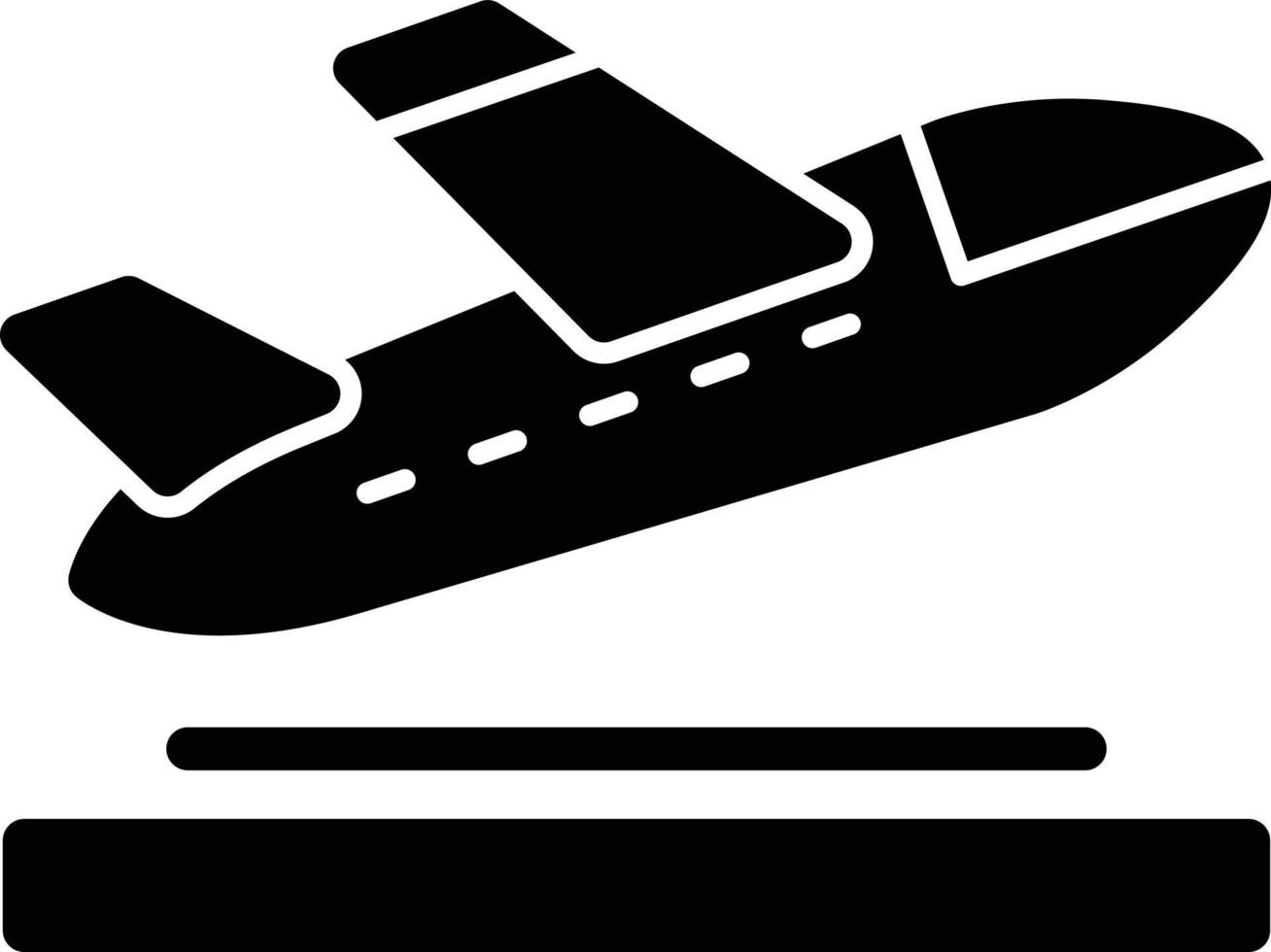 Departure Glyph Icon vector
