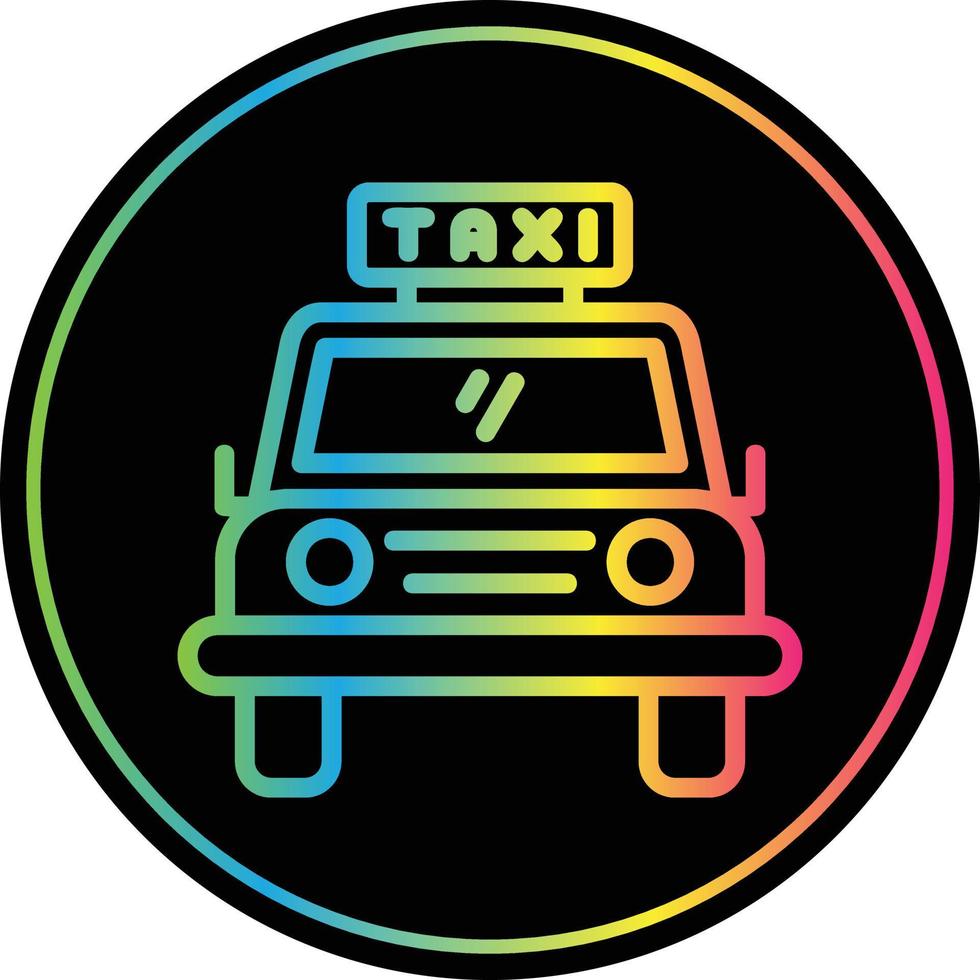 Taxi Vector Icon Design