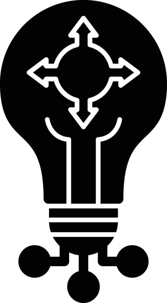 Swot Glyph Icon vector