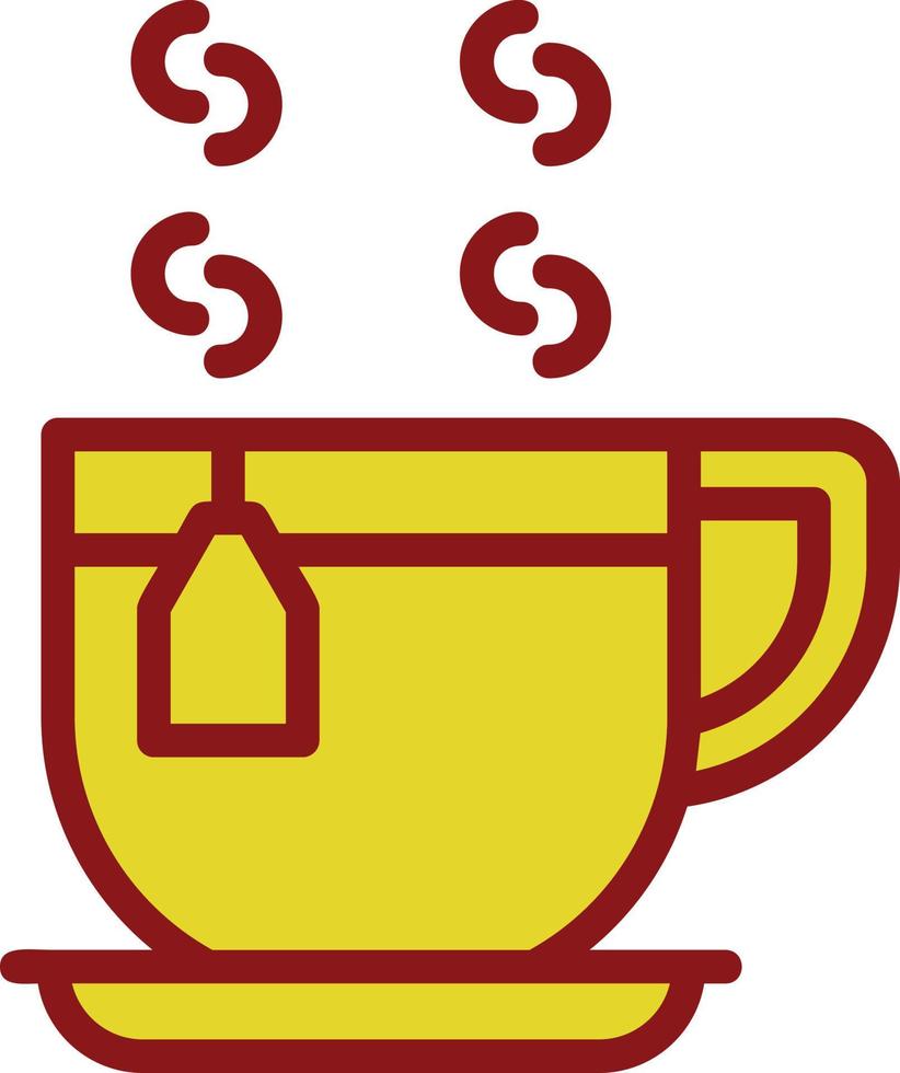 Tea Mug Vector Icon Design