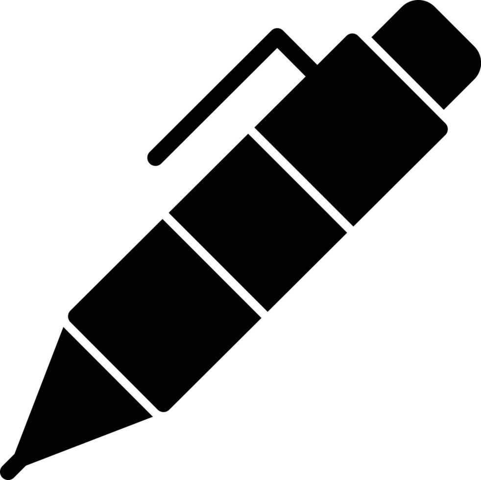 Pen Glyph Icon vector