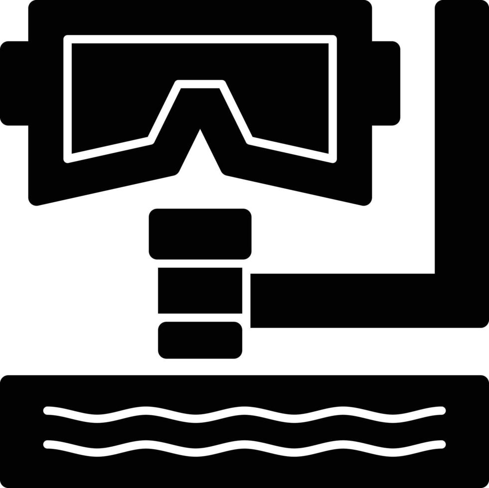 Snorkel Glyph Icon vector