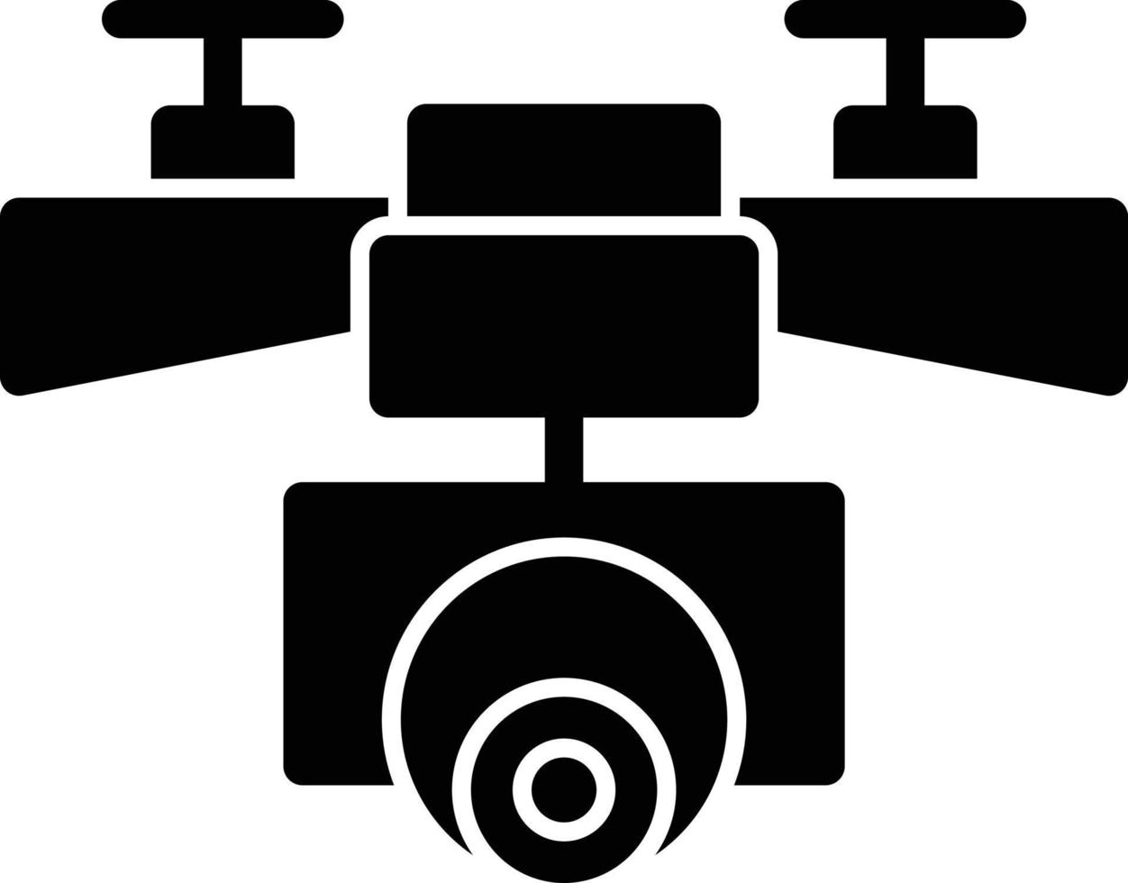Drone Glyph Icon vector