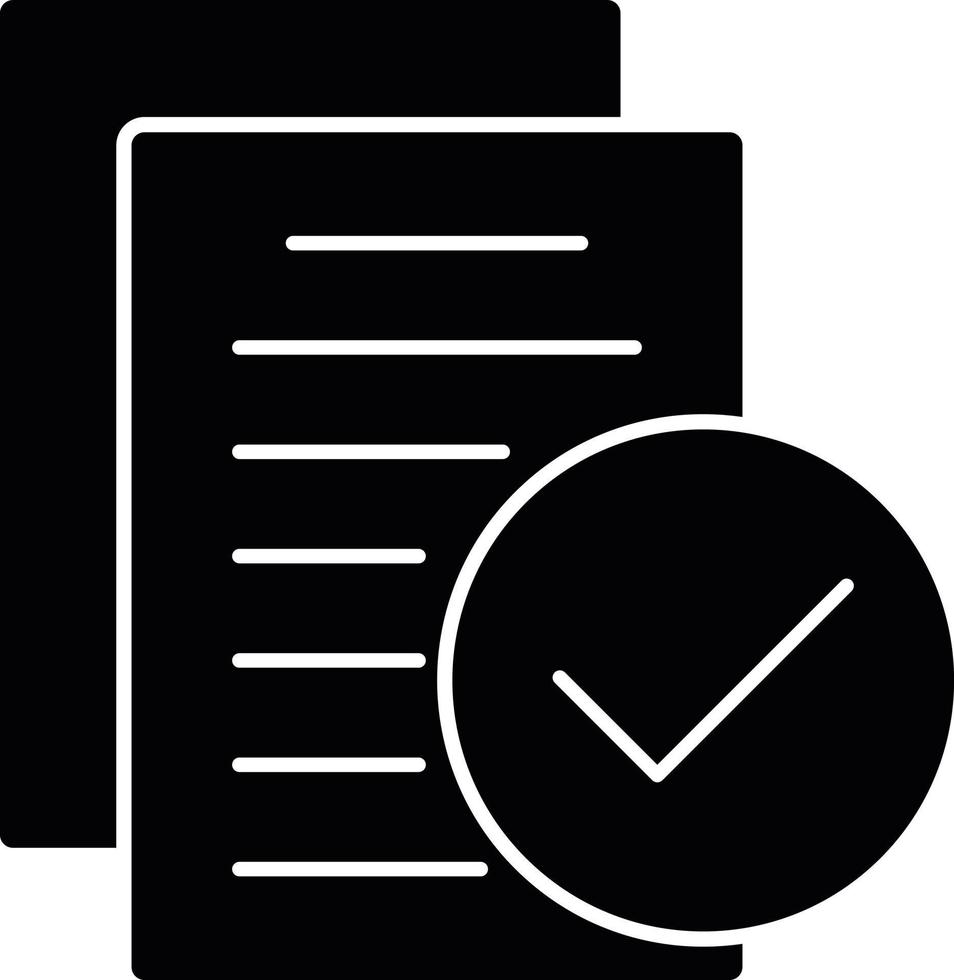 Evaluate Glyph Icon vector
