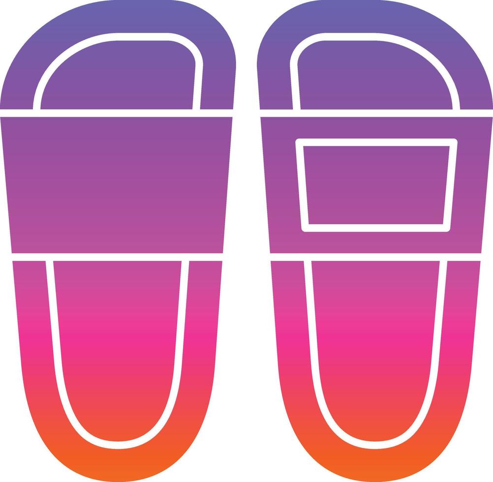 Slippers Vector Icon Design