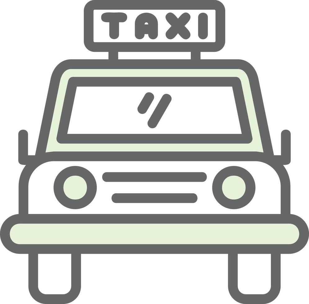 diseño de icono de vector de taxi