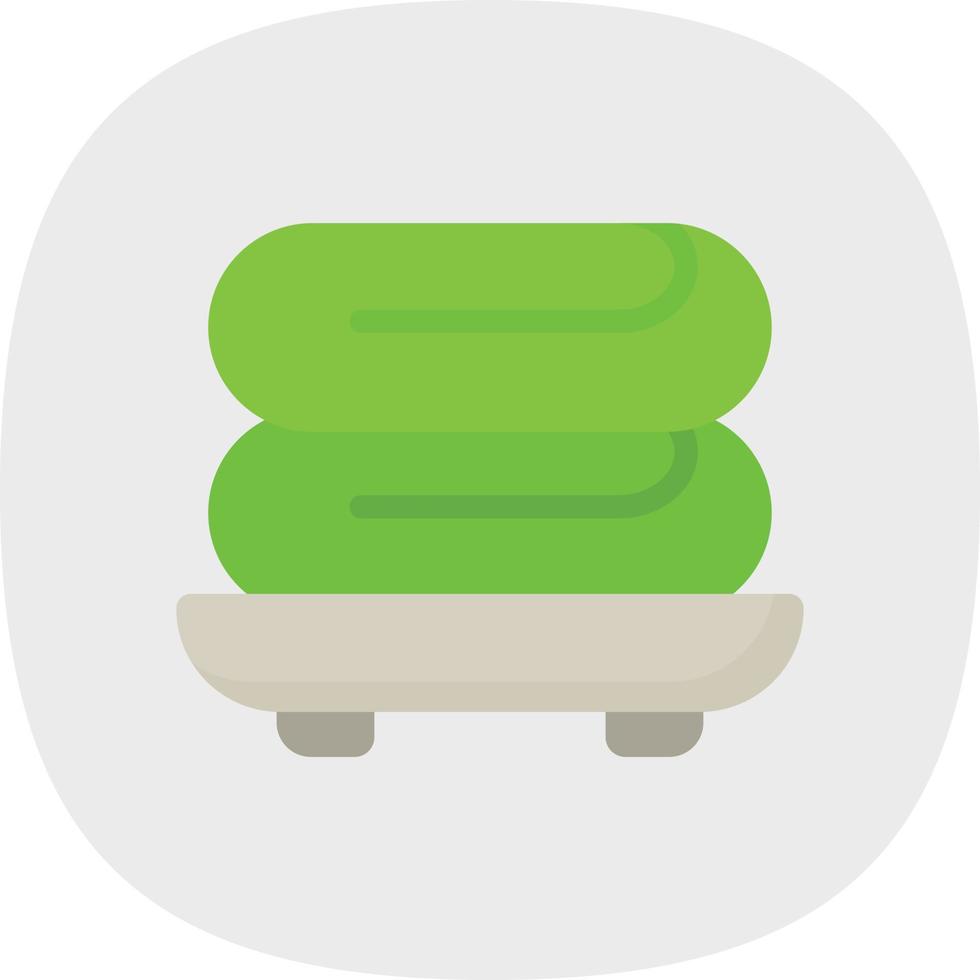 Towel Vector Icon Design