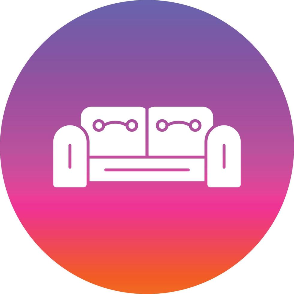 Sofa Vector Icon Design