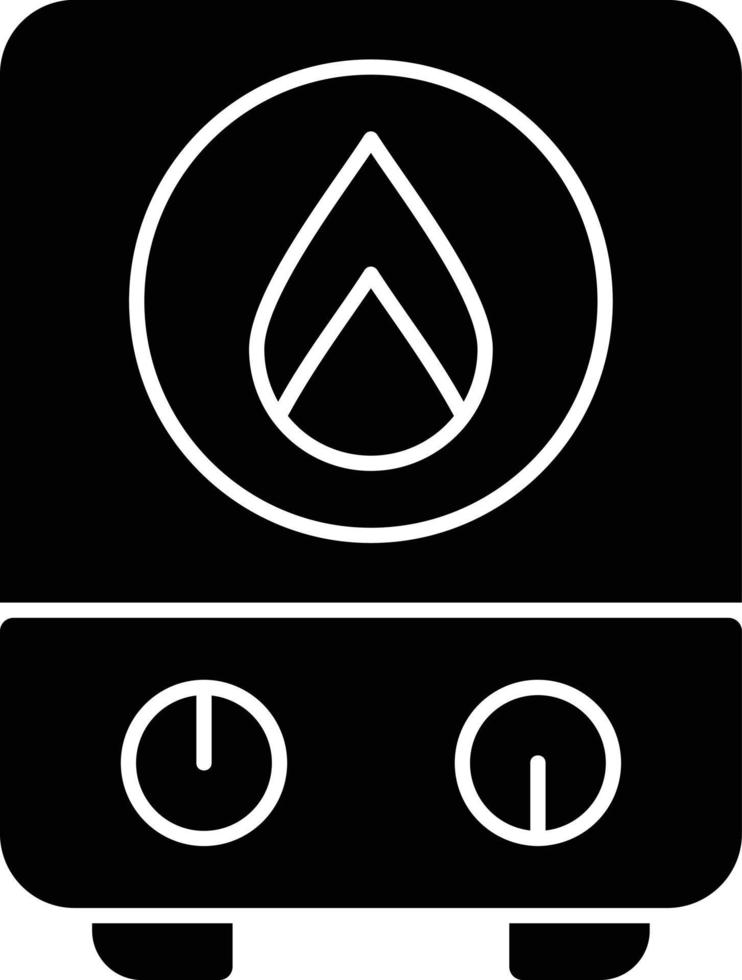 Water Heater Glyph Icon vector