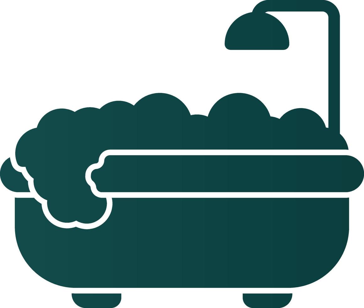 Bathtub Vector Icon Design