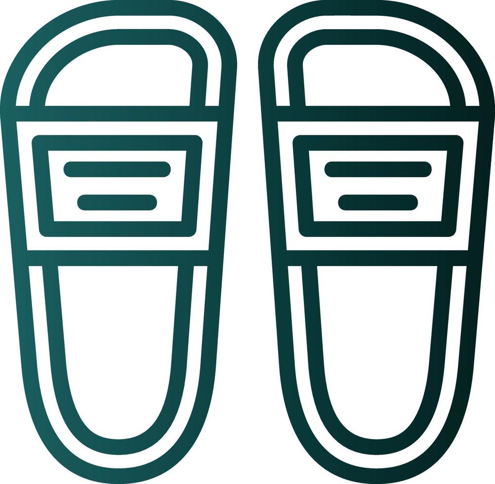 Slippers Vector Icon Design