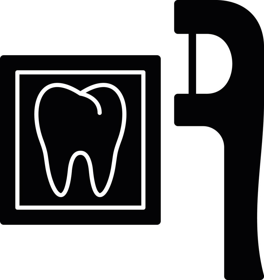 icono de glifo de hilo dental vector