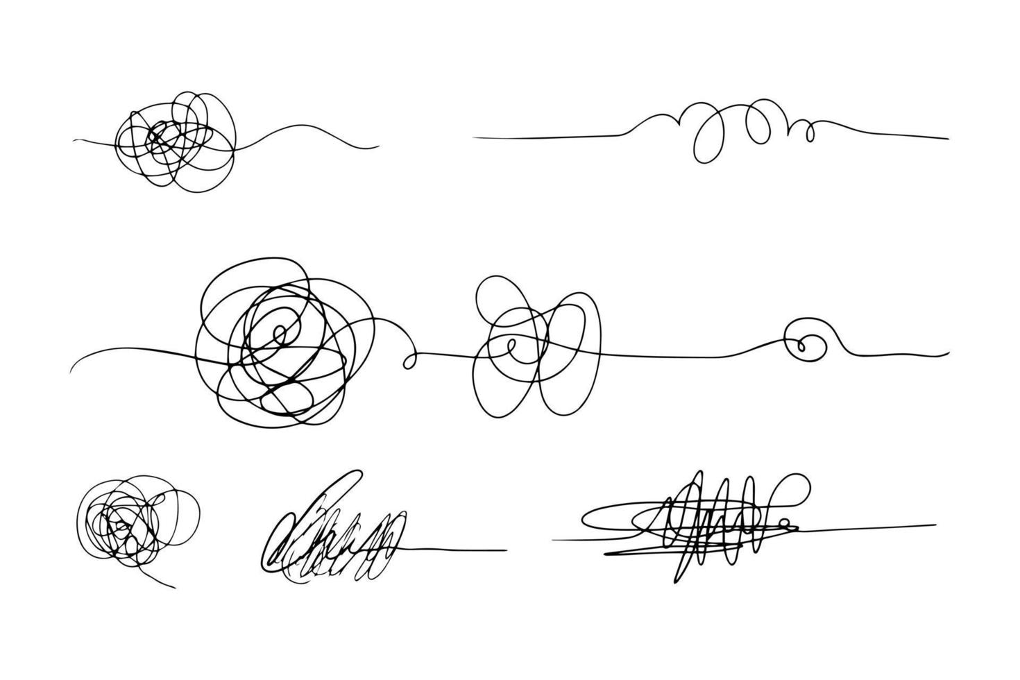 hand drawn of tangle scrawl sketch. Abstract scribble, Vector illustration.