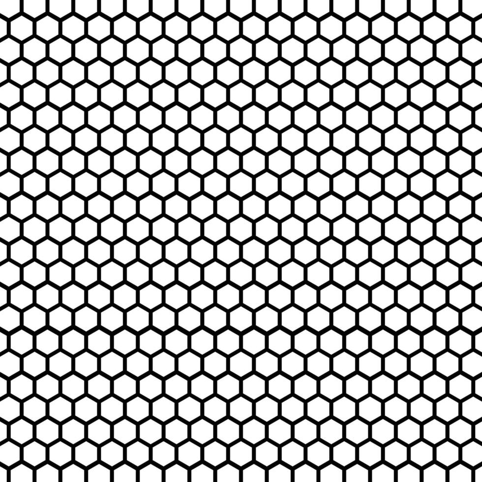 Bee honeycomb seamless pattern, art honey texture vector