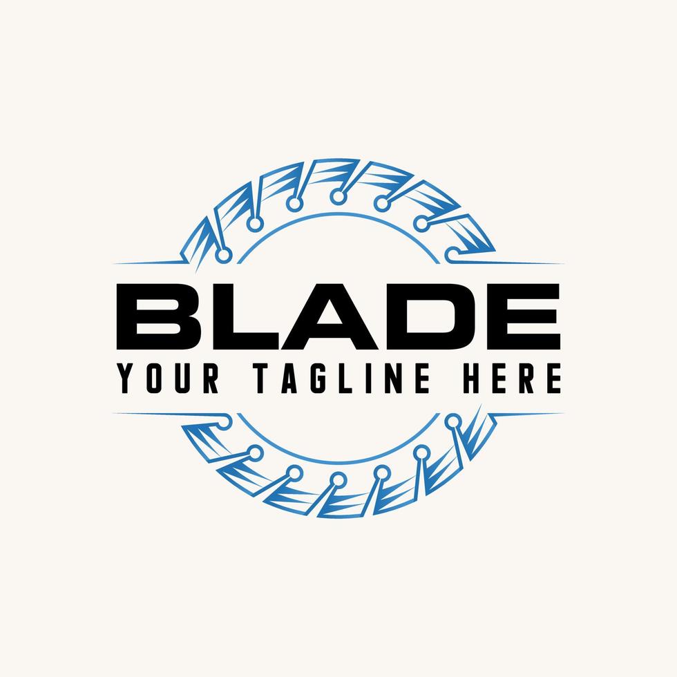 Simple and unique blade circular saw template line art or out image graphic icon logo design abstract concept vector stock. Can be used as symbol related to industry or cutting machine