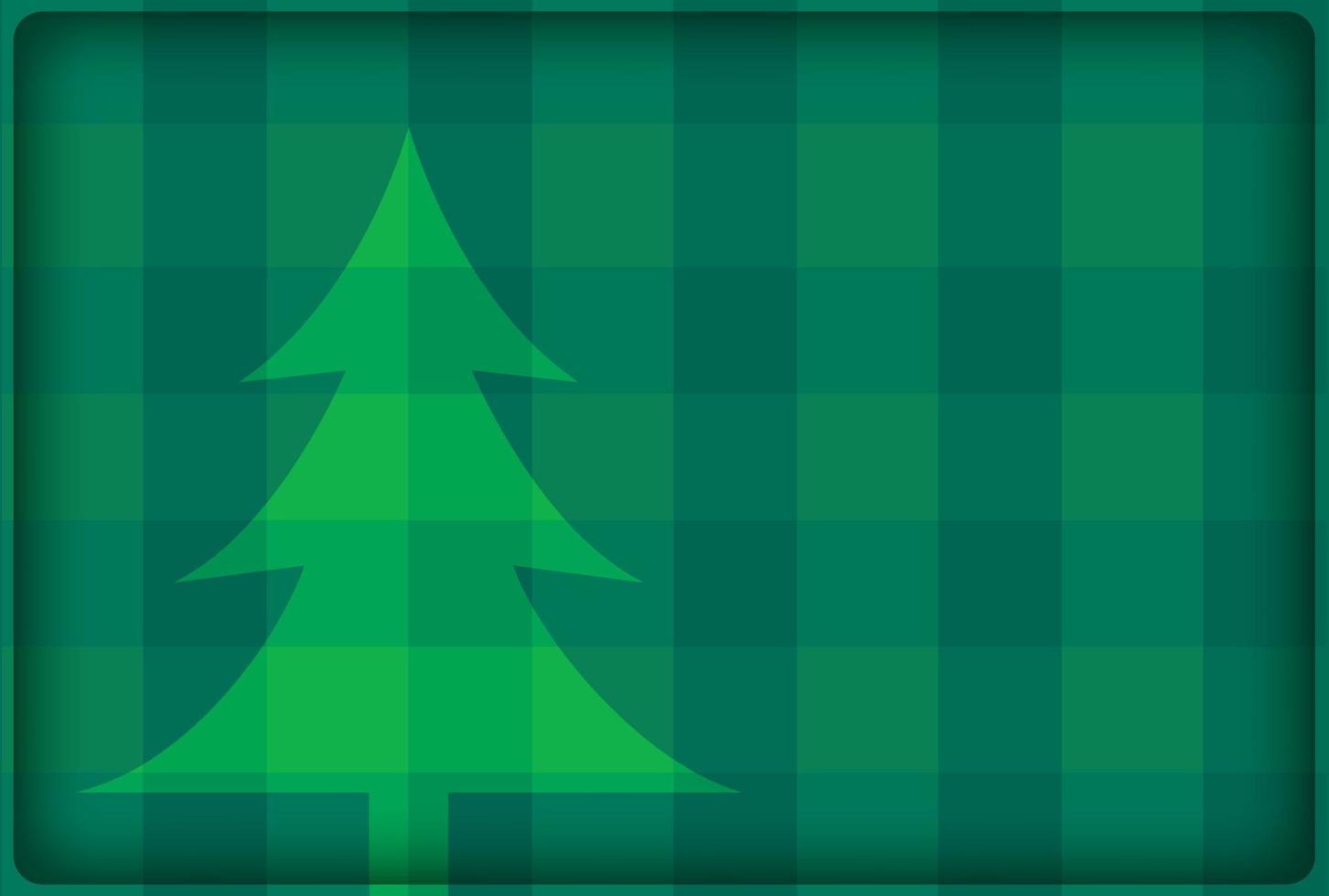 green buffalo plaid Christmas background vector