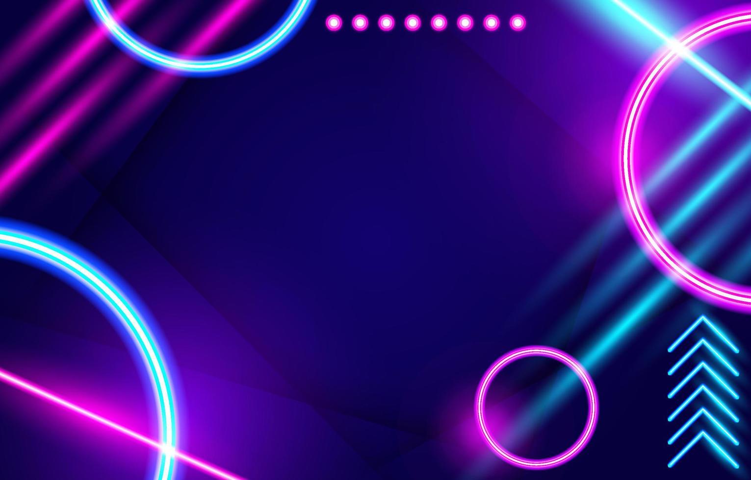 Futuristic Neon Line Background vector