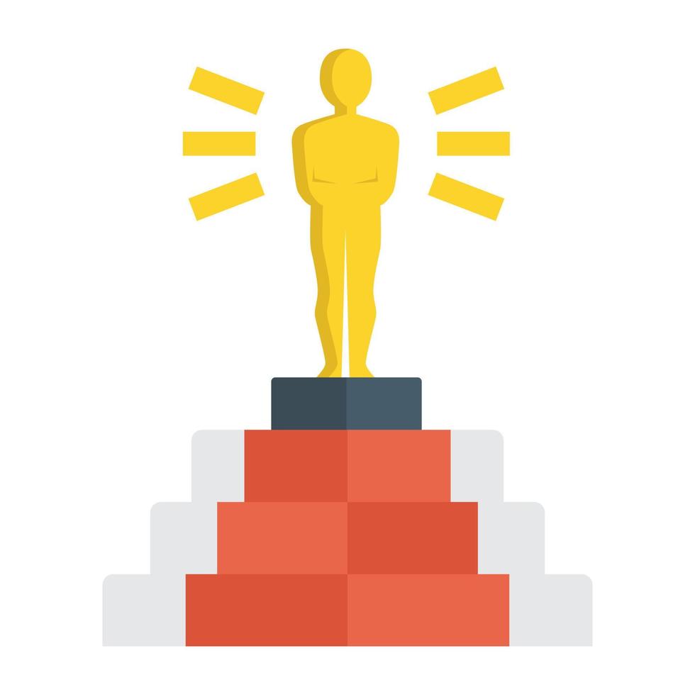 Trendy  Film Award vector