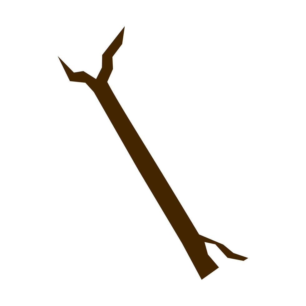 Vector illustration of a tree branch