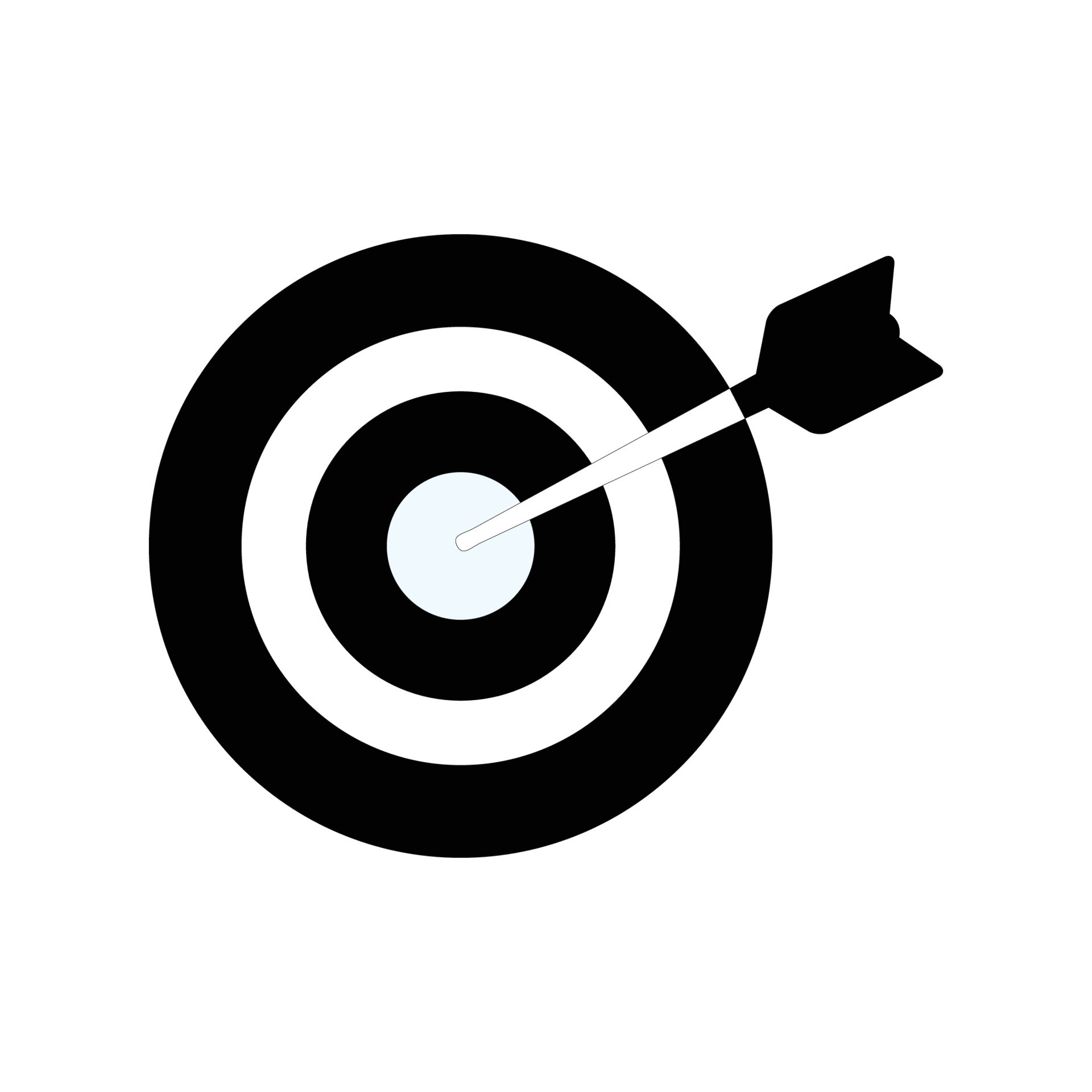 Arrow target icon vector 14762632 Vector Art at Vecteezy