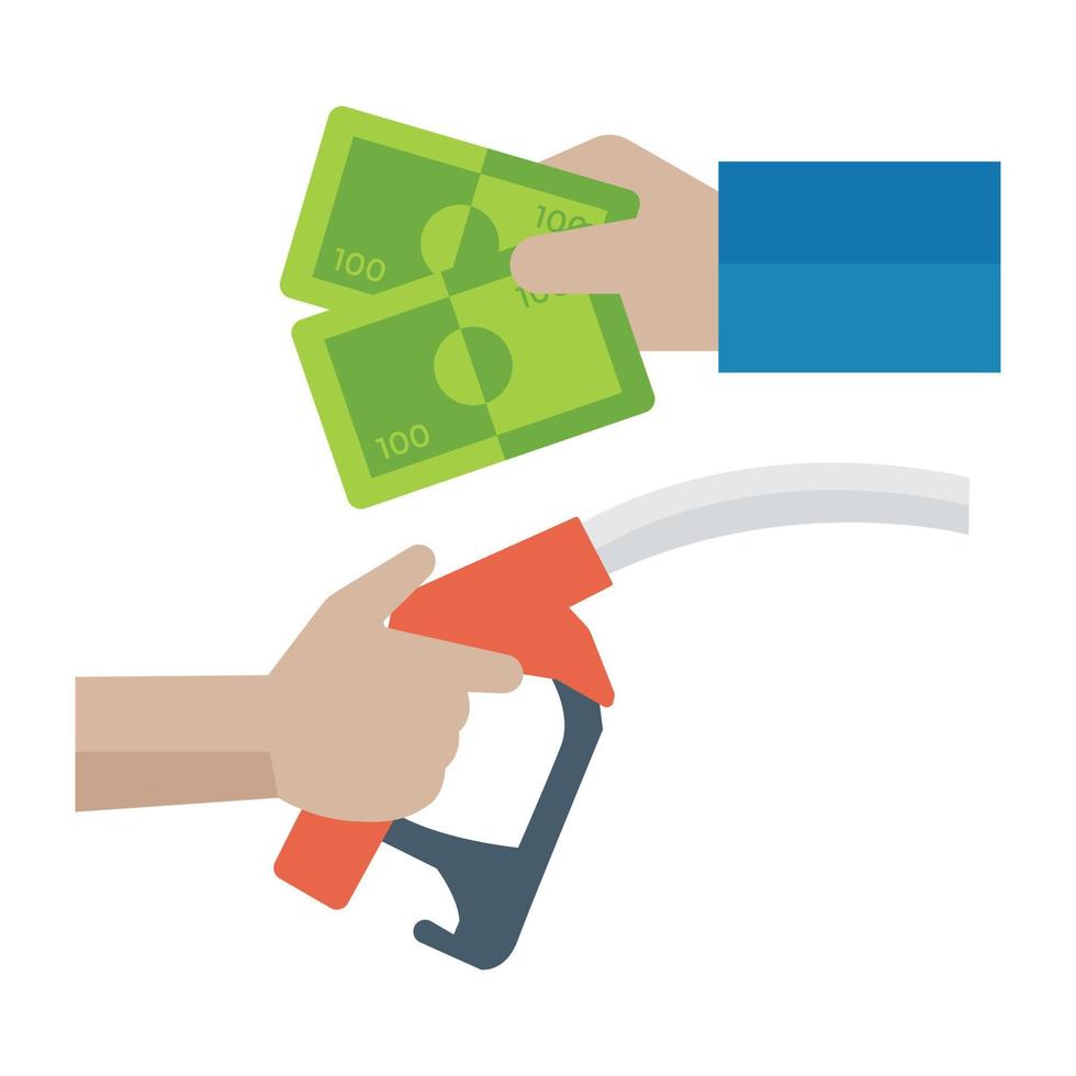 Trendy Fuel Payment vector