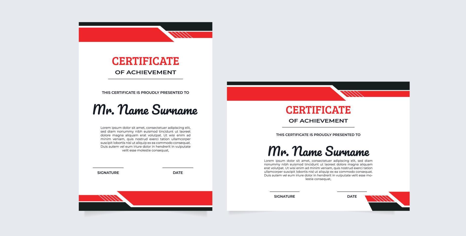 certificate of appreciation border template with luxury badge and modern line and shapes. For award, business, and education needs vector