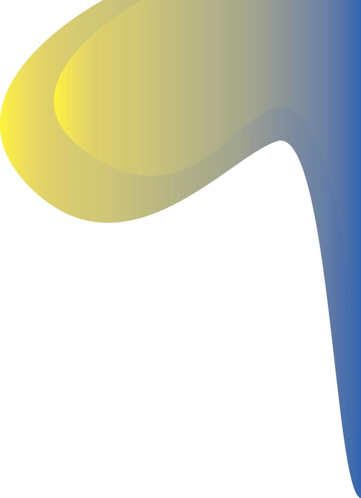 diseño de ilustración de fondo degradado de color amarillo y azul para papel tapiz, pantalla, presentación, impresión y muchos más. vector