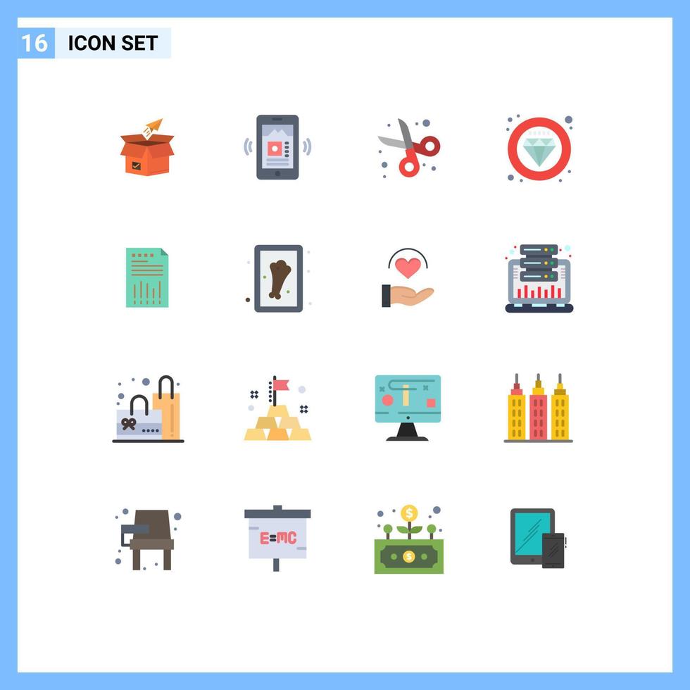 16 Creative Icons Modern Signs and Symbols of quality label app student education Editable Pack of Creative Vector Design Elements