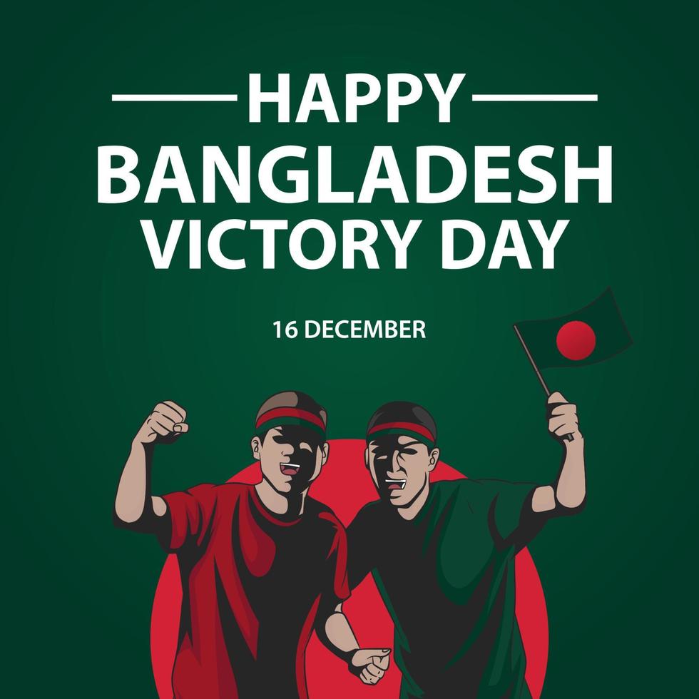diseño de fondo del día de la victoria de bangladesh. ilustración vectorial vector