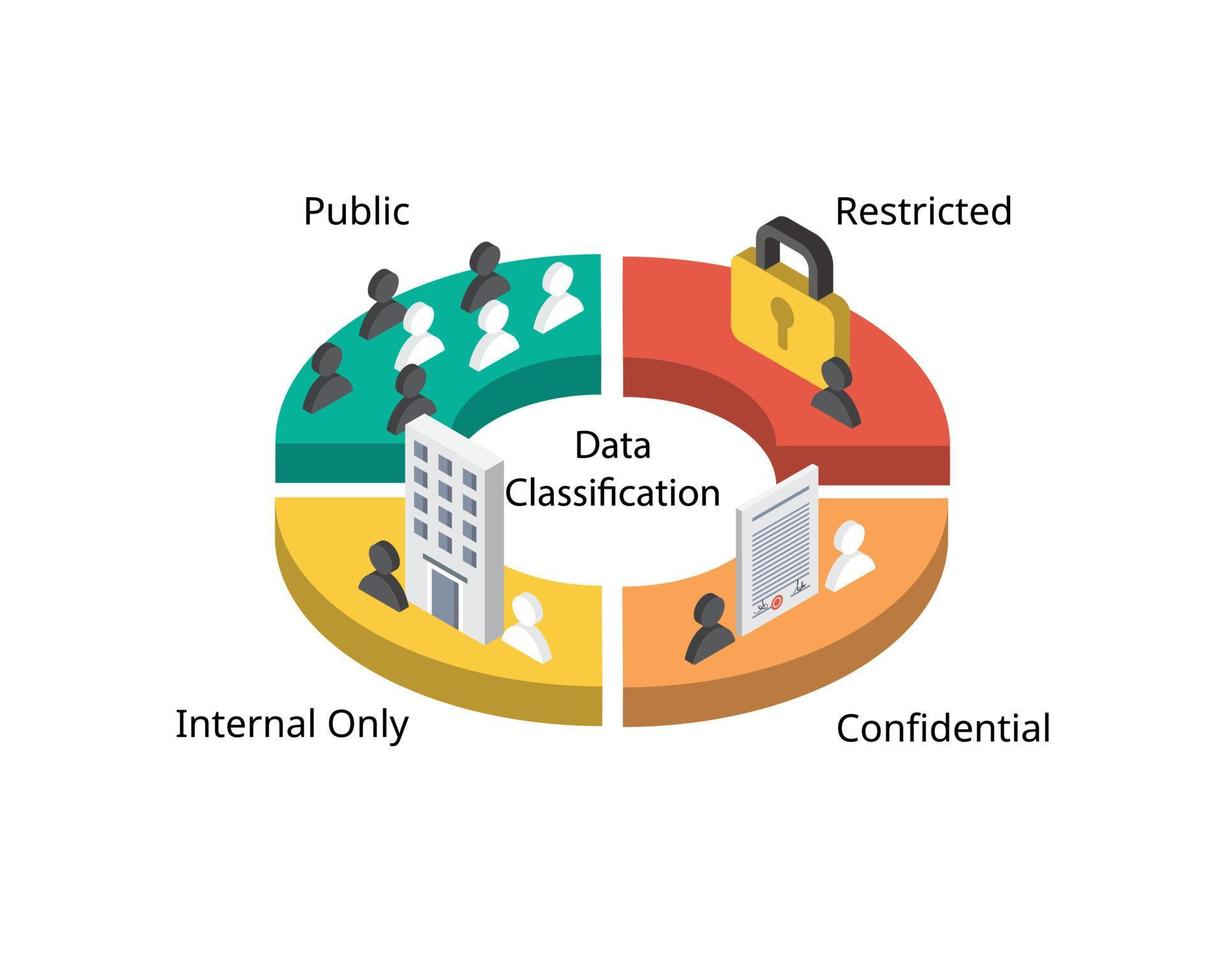 la clasificación de datos es el proceso de organizar los datos en categorías vector