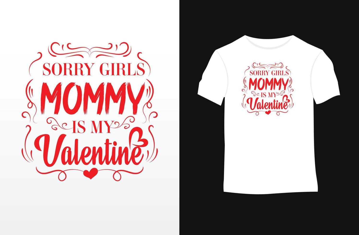 Valentine saying and quote vector