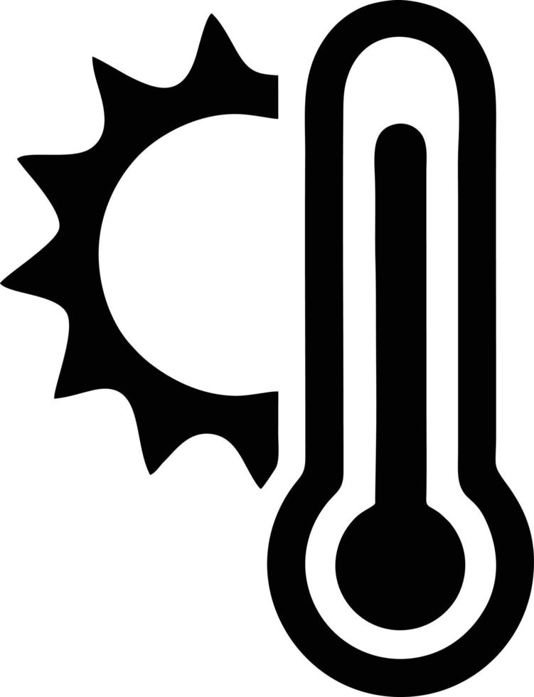 sun icon in white background, illustration of sun icon symbol in black on white background vector